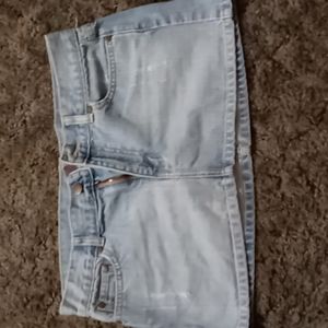 Jean skirt, brand lilu size 9 light blue
